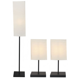 Lampadaire Home ESPRIT Marron (3 Pièces)
