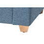 Banquette Home ESPRIT Bleu Polyester Bois 120 X 50 X 42 CM