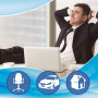 SUMEX S RK19052 Coussin Pliable en Mousse à mémoire de Forme pour Tous Les Types de sièges de Voiture, Bureau, idéal pour Voyage
