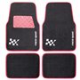 Sumex AFT3000 Tapis de Sol Moquette et Alu Compétition - Rouge (4 Pièces)