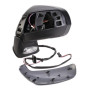 Alkar 6139858 Miroir convexe chauffant électrique extérieur complet avec clignotant/lumière de courtoisie
