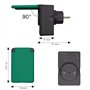 UCOMEN Lot de 4 prises Wi-Fi intelligentes pour l'extérieur - Mesure la consommation d'énergie - Avec télécommande et commande v