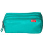 Trousse d'écolier ENRI Turquoise 21 x 7 x 11 cm (5 Unités)