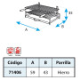 IMEX Barbecue avec Grille 60 x 43 x 33 cm