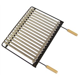 IMEX EL ZORRO 71628 Grille de Barbecue en INOX 54 x 41 cm