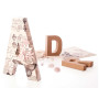 INNSPIRO Lettre N Papier mâché Volume Alt 10 cm Épaisseur 1,7 cm 70114