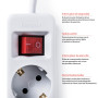 Famatel M258260 Multiprise TT à 5 prises avec interrupteur
