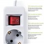 Famatel M258260 Multiprise TT à 5 prises avec interrupteur