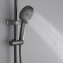 Colonne de douche Fontastock Gris Acier inoxydable ABS H 1/2" Mitigeur