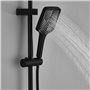 Colonne de douche Fontastock Noir Acier inoxydable ABS Plastique