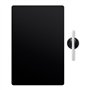 Balvi Tableau frigo Noir Couleur Noir Magnétique avec Un Stylo et Une Gomme Plastique PP 42 x 30 cm