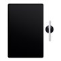 Balvi Tableau frigo Noir Couleur Noir Magnétique avec Un Stylo et Une Gomme Plastique PP 42 x 30 cm