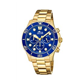 Lotus Homme Analogique Quartz Montre avec Bracelet en Acier Inoxydable 18758/1