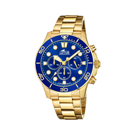 Lotus Homme Analogique Quartz Montre avec Bracelet en Acier Inoxydable 18758/1