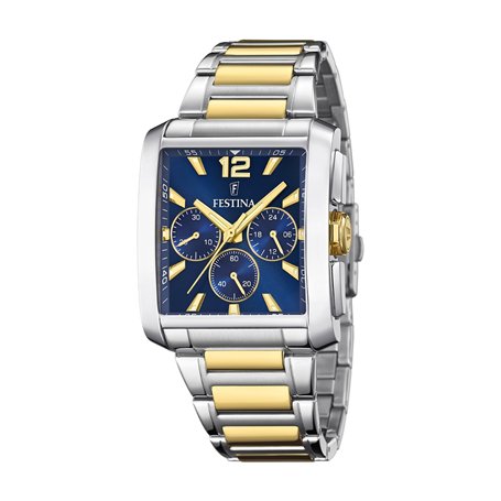 FESTINA Homme Analogique Quartz Montre avec Bracelet en Acier Inoxydable F20637/1