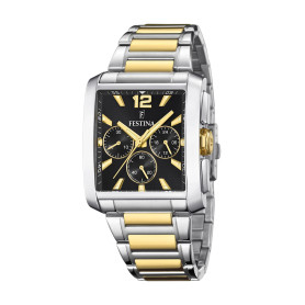 FESTINA Homme Analogique Quartz Montre avec Bracelet en Acier Inoxydable F20637/4