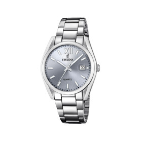 Montre FESTINA pour Homme F20683/1 Acero Clasico Boîtier en Acier Inoxydable Gris Bracelet en Acier Inoxydable Gris