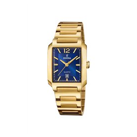 Festina Montre pour Femme F20680/3 on The Square Boîtier en Acier Inoxydable Doré Bracelet en Acier Inoxydable Doré