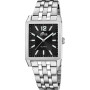 Lotus Montre pour Homme 18983/4 Square Series Boîtier en Acier Inoxydable Gris Bracelet en Acier Inoxydable Gris