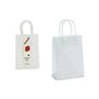 Lot de 3 sacs en papier pinceau Bleu 8 x 31 x 15 cm