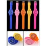 FeiWen Minimalisme Montre Bracelet de Femme et Fille Mode Elégant Analogique Quartz Caoutchouc Décontracté Mixte Montre 12 Coule