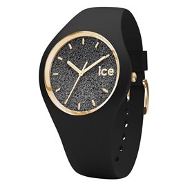 Ice Glitter Montre Femme Analogique Quartz avec Bracelet Silicone Ice.GT.BBK.U.S.15