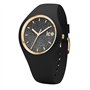 Ice Glitter Montre Femme Analogique Quartz avec Bracelet Silicone Ice.GT.BBK.U.S.15