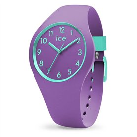 ICE-WATCH - Ice Ola Kids Mermaid - Montre Violette pour Fille avec Bracelet en Silicone - 014432 (Small)