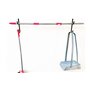 MENG ZHI AO Lot de 4 crochets en aluminium pour poteaux de piscine résistants avec vis, crochets parfaits pour la piscine, les b