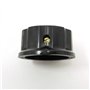 Supertool Lot de 5 boutons de potentiomètre Diamètre du trou 6 mm Bouton de potentiomètre/cadran d'ampli de volume pour tige de 