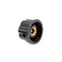 Supertool Lot de 5 boutons de potentiomètre Diamètre du trou 6 mm Bouton de potentiomètre/cadran d'ampli de volume pour tige de 