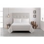 Degrees Home Premium - Parure de lit 105x190 - Drap Housse 105x190 - Drap Plat 105x190-2 taies d'oreiller 80x50, Blanc