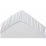 Degrees Home Premium - Parure de lit 105x190 - Drap Housse 105x190 - Drap Plat 105x190-2 taies d'oreiller 80x50, Blanc