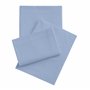 Degrees Home Premium - Parure de lit 135x200 - Drap Housse 135x200 - Drap Plat 135x200-2 taies d'oreiller 70x50, Bleu Clair