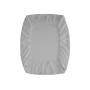 Degrees Home Premium - Parure de lit 180x200 - Drap Housse 180x200 - Drap Plat 180x200-2 taies d'oreiller 80x50, Bleu Gris
