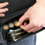 PrimeMatik - Sac banane porte monnaie et billets pour serveur avec monnayeur euro intégré et ceinturé