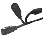 OcioDual Câble de Charge USB Compatible avec Xiaomi Haylou LS01/LS02 Noir 2 Pin Broches Chargeur Remplacement Magnétique