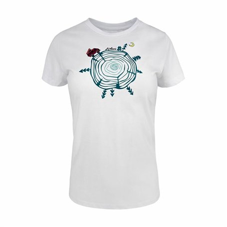 Maillot de Corps de Sport à Manches Coupe Joluvi Wood W Blanc