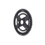 Rotor 50-34 Directmount Double chaîne Ronde 50/34 pour Adulte 2INPOWER INPOWER DM/ALDHU24/VEGAST Noir