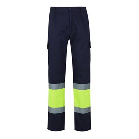 VELILLA 157 Pantalon bicolore multi-poches AV