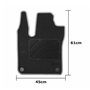 Set de tapis de voitures OCC Motorsport OCCRT0048YE RENAULT TWINGO 5 Pièces
