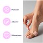 feet bcn Moleskin en coton élastique multi-usages résistante, lame adhésive, fine et découpable pour les frottements et friction