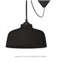HALOTEC Pendentif E27 noir