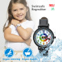 Kiddus Montre Bracelet Éducative pour Enfants, Fille, garçon. Time Teacher Analogique avec Exercices. Facile d’Apprendre à Lire 