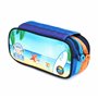 office box Colorline Trousse triple design avec grands compartiments intérieurs avec fermeture éclair individuelle, multicolore,