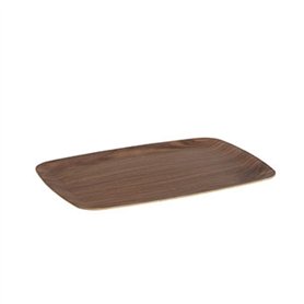 Plateau Andrea House Bois / Noyer 46 x 36 x 2 cm