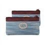 Forever Ninette Origin-Ensemble de Deux Sacs à Toilette, Multicolore