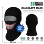 ShopINess Cagoule avec Impression 3D Unisexe pour Adultes pour l'hiver - Crit