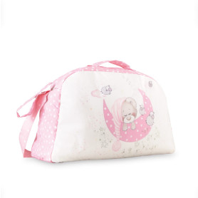 Sac à langer Bear Sleeping rose