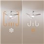 Cecotec Ventilateur de Plafond EnergySilence Aero 560. 60 W, Diamètre de 52” / 132 cm, 3 Pales, 3 Vitesses, Fonction Hiver (Diam